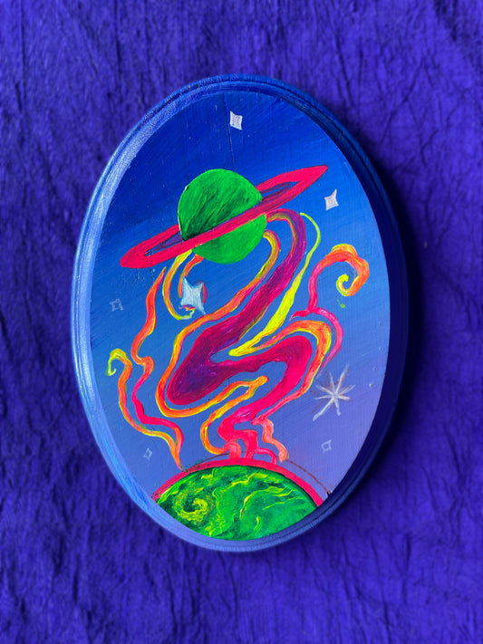 Cosmic Dreams Acrylic Painting